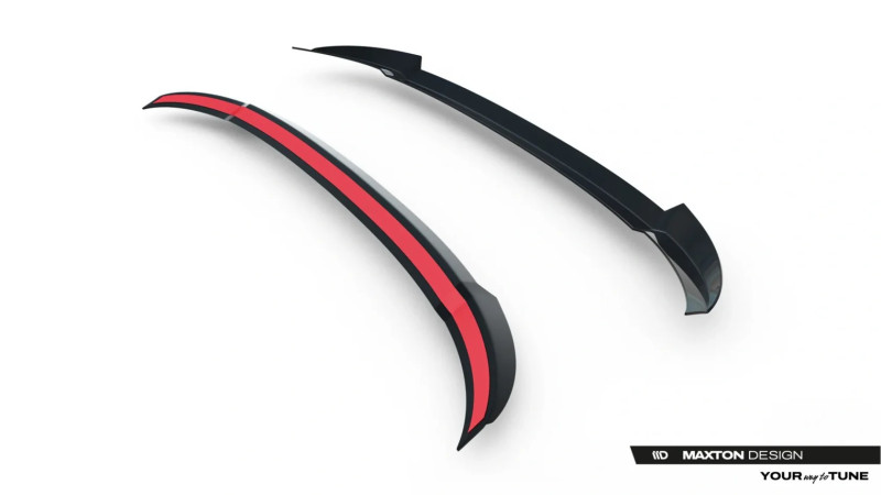 Maxton Design predĺženie strešného spoilera ŠKODA Kodiaq II RS - čierny lesklý