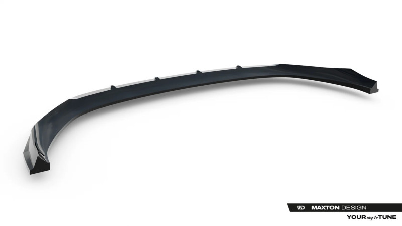 Maxton Design spoiler predného nárazníka AUDI SQ5 / Q5 S-Line III Sportback / SUV - čierny lesklý