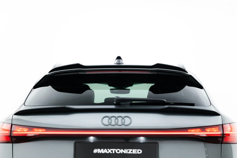 Maxton Design horné predĺženie strešného spoilera AUDI SQ5 / Q5 S-Line III Sportback - čierny lesklý