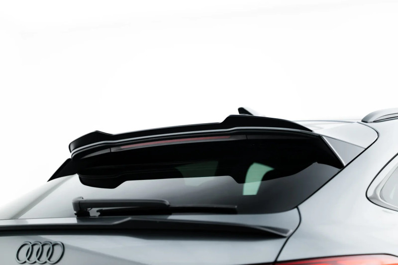 Maxton Design horné predĺženie strešného spoilera AUDI SQ5 / Q5 S-Line III Sportback - čierny lesklý