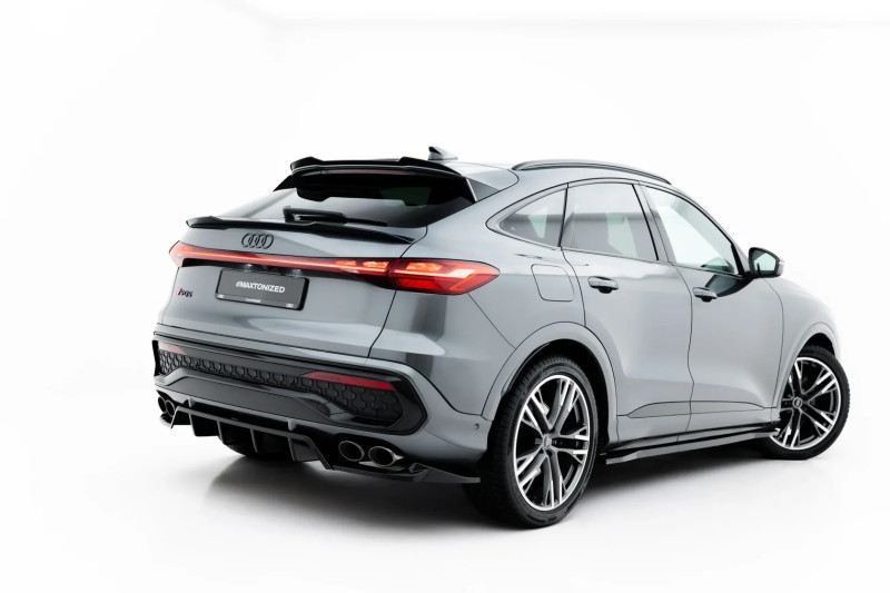 Maxton Design predĺženie zadného veka kufra AUDI SQ5 / Q5 S-Line III Sportback - čierny lesklý