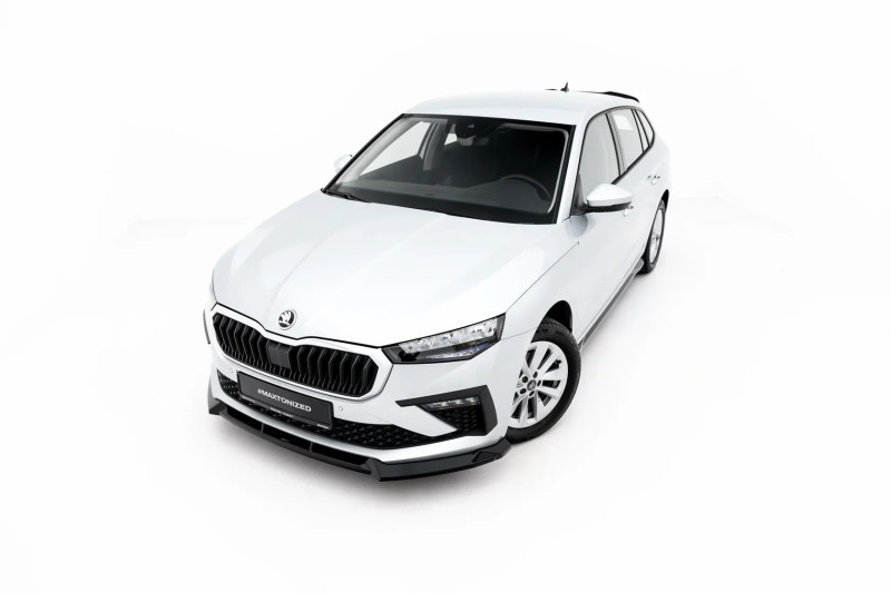Maxton Design spoiler predného nárazníka ŠKODA Scala po FL - čierny lesklý