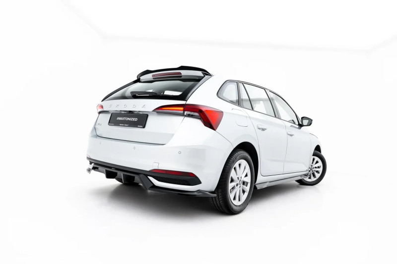 Maxton Design predĺženie strešného spoilera ŠKODA Scala po FL - čierny lesklý