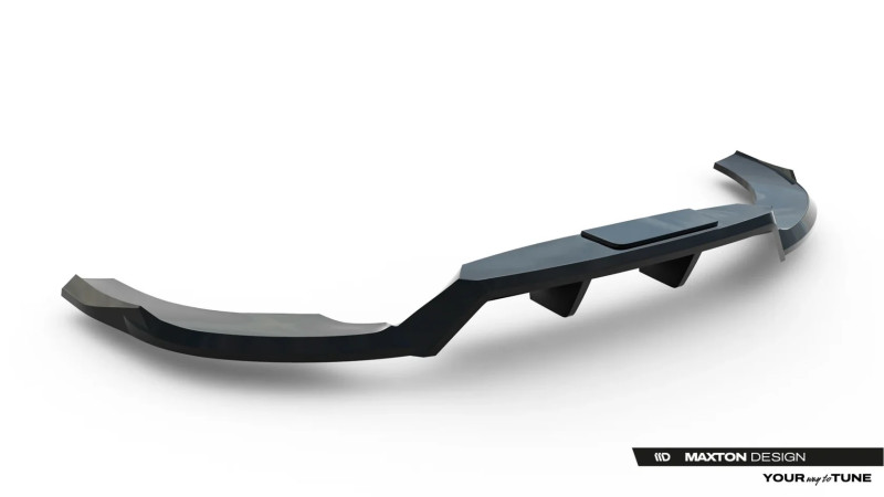Maxton Design spoiler zadného nárazníka (s vertikálnym rebrovaním) ŠKODA Scala po FL - čierny lesklý