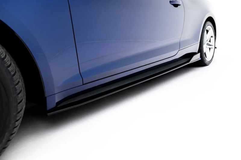 Maxton Design bočné prahové lišty AUDI A5 S-Line / S5 B9 Coupe pred FL Ver.1 - čierny lesklý