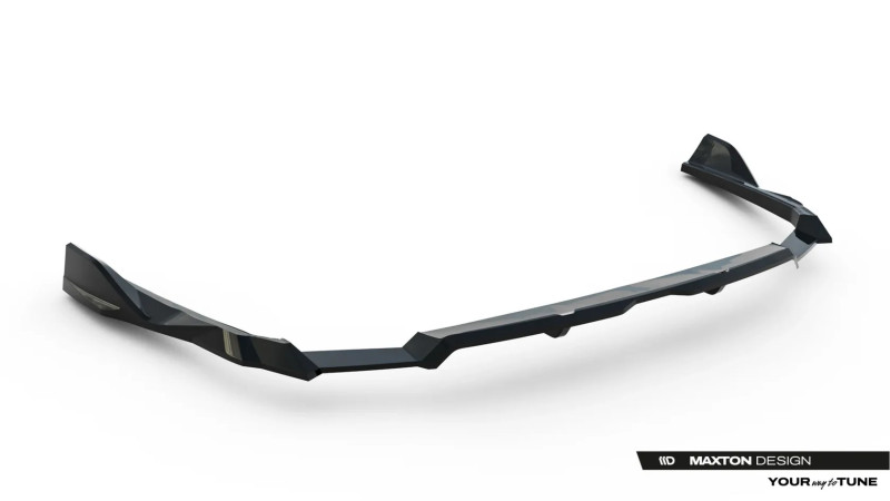 Maxton Design spoiler zadného nárazníka (s vertikálnym rebrovaním) AUDI A6 S-line C9 Ver.4 - čierny lesklý