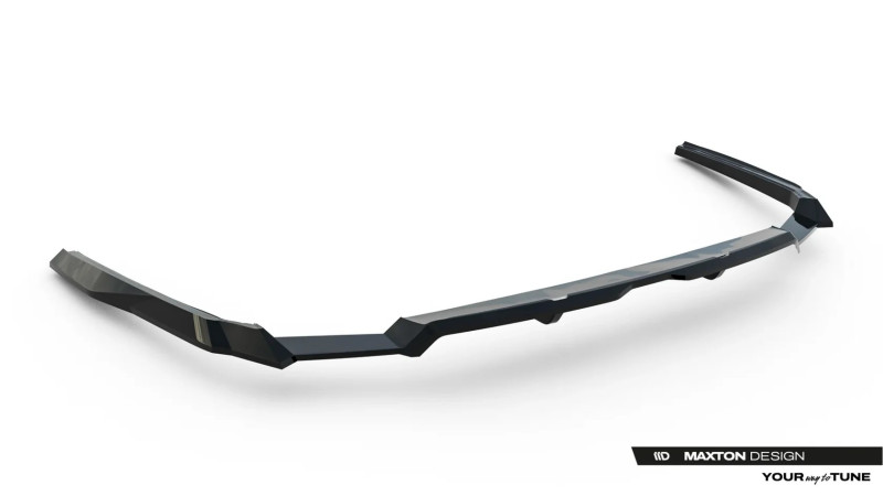 Maxton Design spoiler zadného nárazníka (s vertikálnym rebrovaním) AUDI A6 S-line C9 Ver.3 - čierny lesklý
