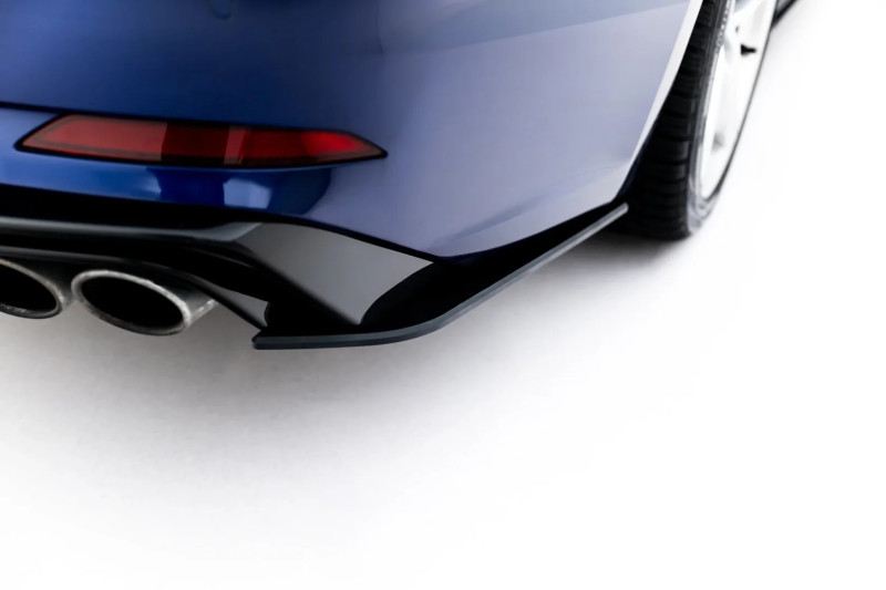 Maxton Design bočné spoilery zadného nárazníka Street Pro AUDI S5 B9 Coupe pred FL - čierny lesklý